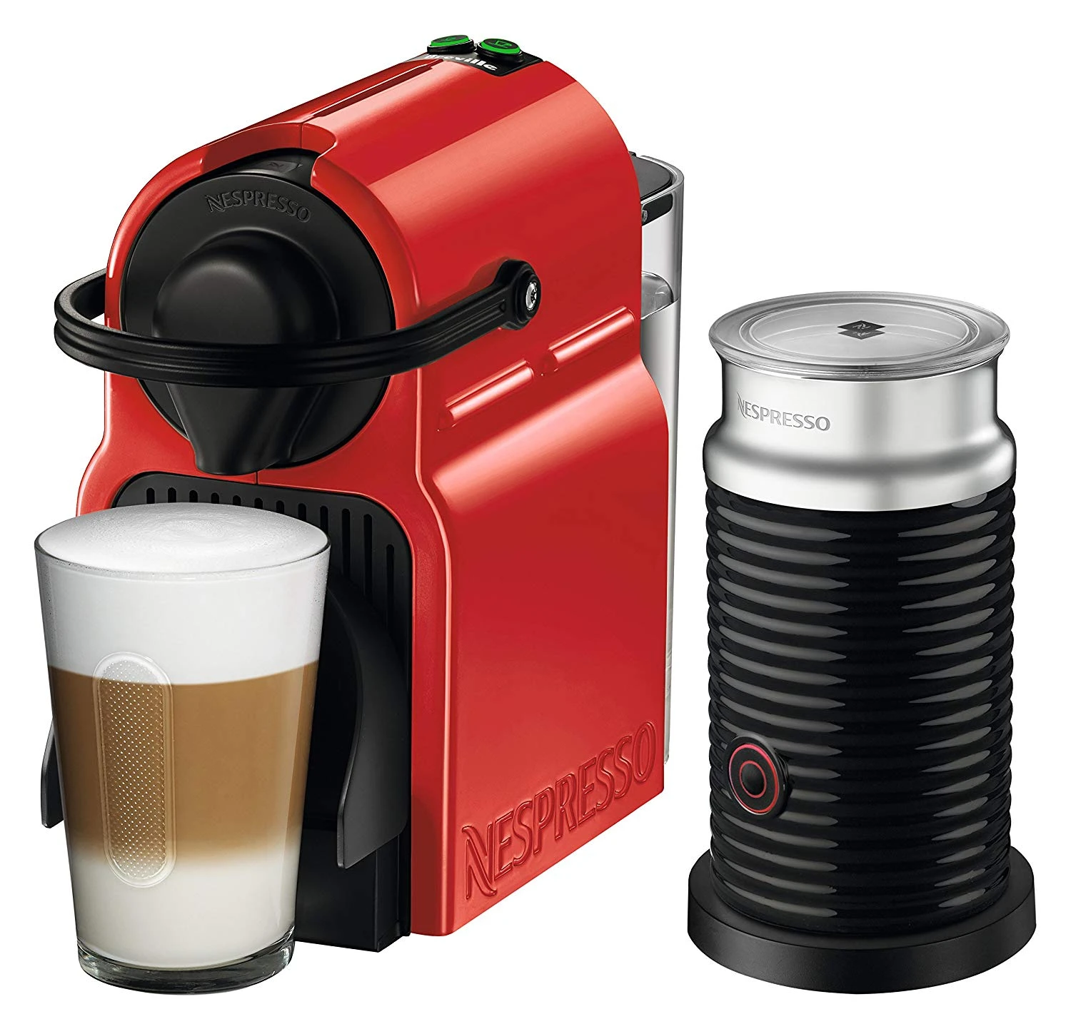 Nespresso Inissia Red Bundle By Breville 3 Nespresso Inissia Red Bundle By Breville