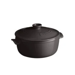 Emile Henry Round Dutch Oven Stew Pot, 5.5qt