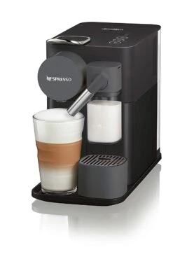 Nespresso Lattissima One By De'Longhi, Black, Single Serve Latte And Cappuccino Maker -Shop Kitchen Cliques EN500B