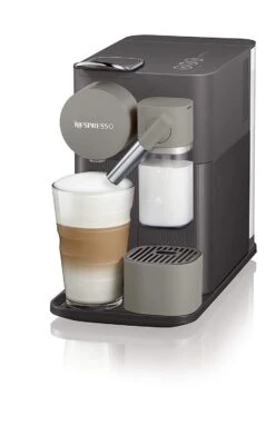 Nespresso Lattissima One By De'Longhi, Black, Single Serve Latte And Cappuccino Maker -Shop Kitchen Cliques EN500DR