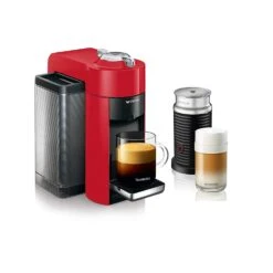 Nespresso Vertuo Coffee And Espresso Machine By De'Longhi With Aeroccino -Shop Kitchen Cliques ENV135RAE