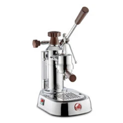 La Pavoni EuroPiccola - Chrome With Wood
