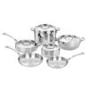 Cuisinart French Classic Tri-Ply Stainless Cookware Set 2 Cuisinart French Classic Tri-Ply Stainless Cookware Set -Shop Kitchen Cliques FCT 10