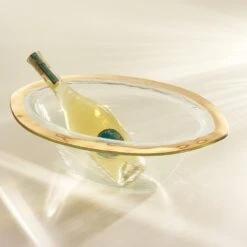 Annieglass Roman Antique 17x11.25" Wine Cooler