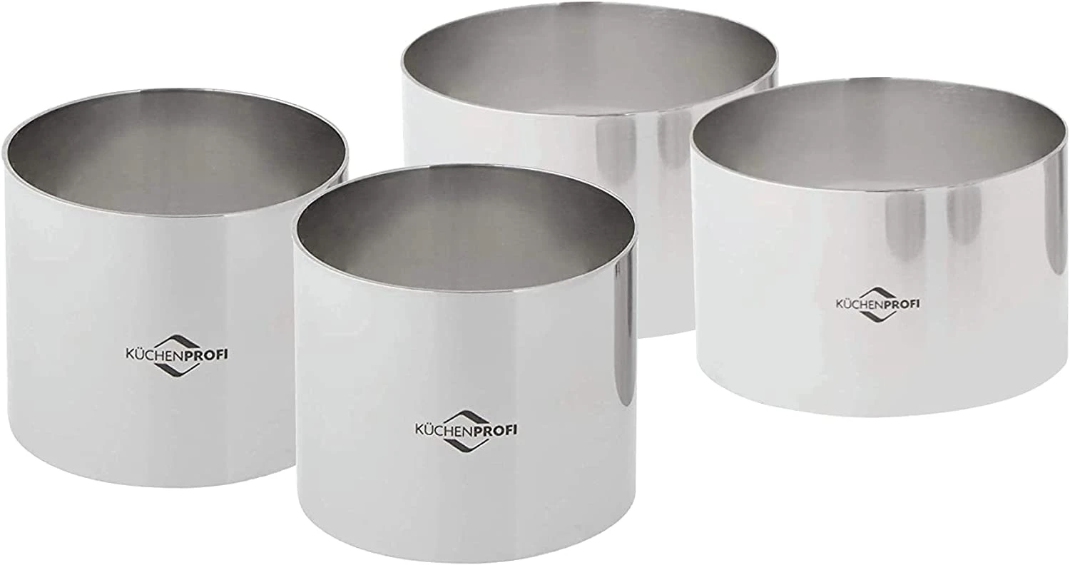 Frieling Kuchenprofi Decorating & Dessert Rings 4 Frieling Kuchenprofi Decorating & Dessert Rings - Image 2