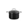 Le Creuset Essential Non-stick Ceramic Stockpot With Glass Lid 4 Qt. -Shop Kitchen Cliques LC4qt ensc stotckpot 51312200010598 001
