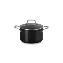 Le Creuset Essential Non-stick Ceramic Stockpot With Glass Lid 4 Qt.