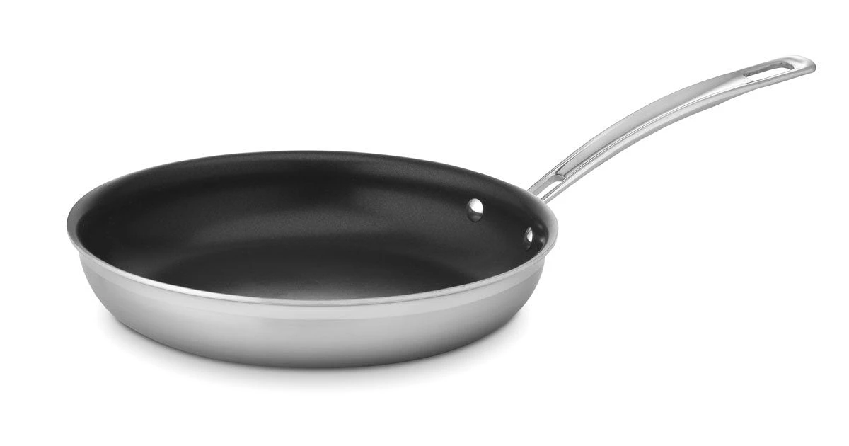 Cuisinart MultiClad Pro Nonstick Stainless-Steel Skillet 4 Cuisinart MultiClad Pro Nonstick Stainless-Steel Skillet - Image 2