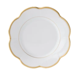 Royal Limoges Margaux Gold Nymphea Plates -Shop Kitchen Cliques Margaux dessert plate removebg preview