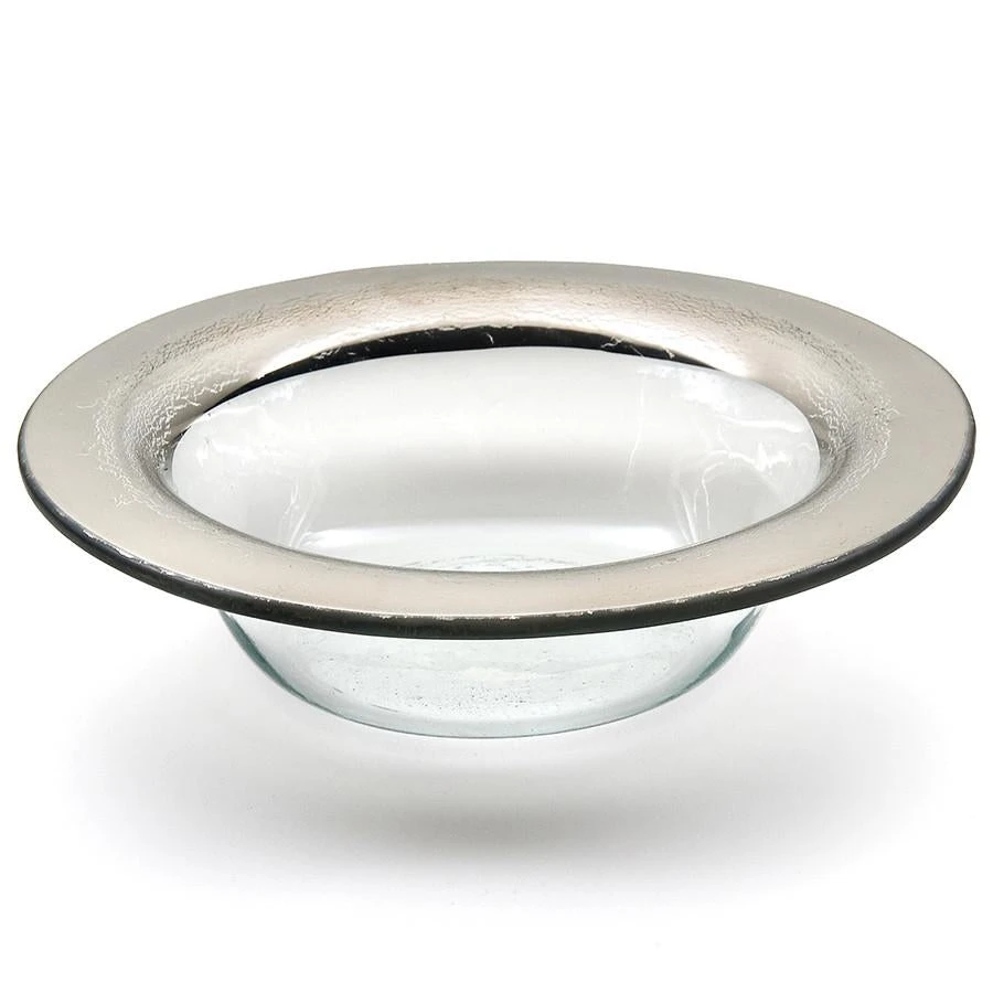 Annieglass Roman Antique Wine Coaster 8" 3 Annieglass Roman Antique Wine Coaster 8"