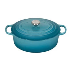 Le Creuset Oval French (Dutch) Oven, 5 Quart -Shop Kitchen Cliques RS12537 LS2502 3117SS lpr