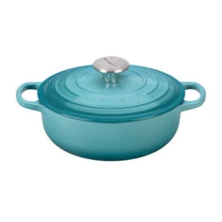 Le Creuset Signature Cast Iron Sauteuse Oven, 3.5 Qt 33 Le Creuset Signature Cast Iron Sauteuse Oven, 3.5 Qt -Shop Kitchen Cliques RS6247 LS2598 2417 ssknob 1