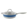 Chantal Stripes Saute Pan With Lid 5 Quart -Shop Kitchen Cliques SLHX34 280BC grande 65142a30 5771 4766 9551 3bd94c441232