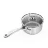 Chantal Induction 21 Steel Saucepan W/ Glass Lid 2 Chantal Induction 21 Steel Saucepan W/ Glass Lid -Shop Kitchen Cliques SLIN35 140