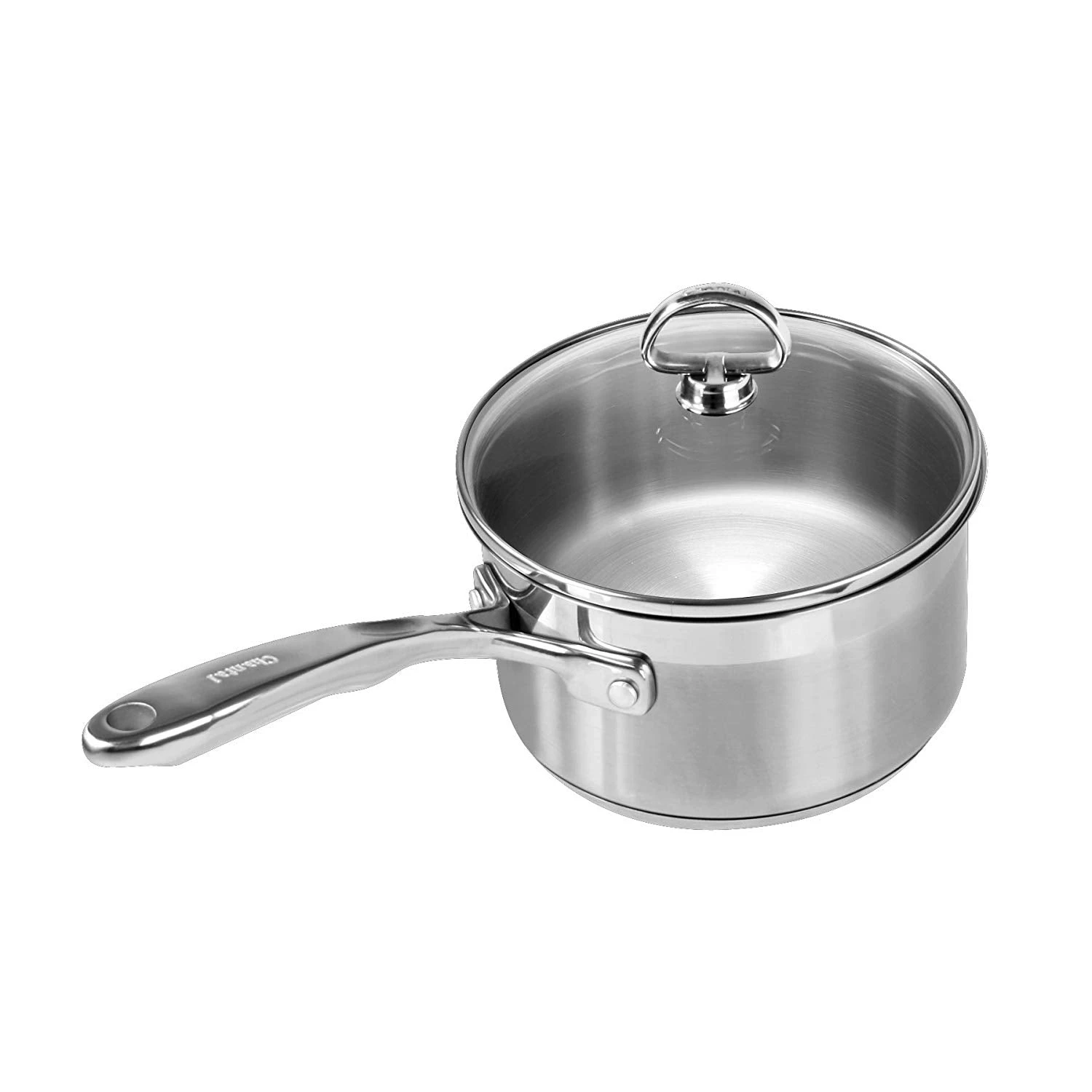 Chantal Induction 21 Steel Saucepan W/ Glass Lid 5 Chantal Induction 21 Steel Saucepan W/ Glass Lid - Image 3