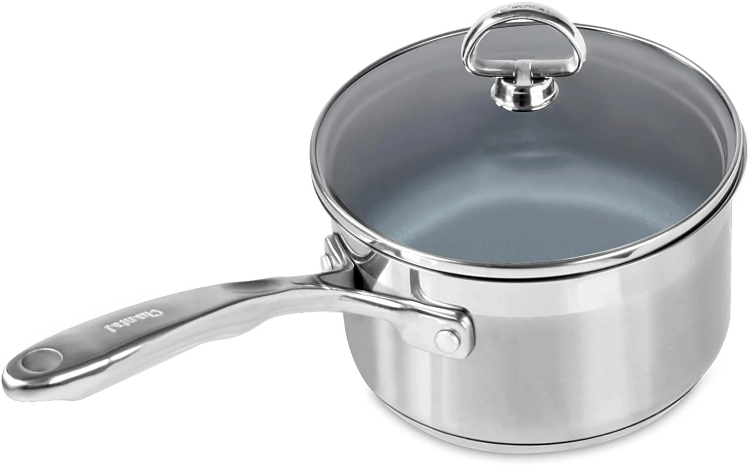 Chantal Induction 21 Steel Saucepan W/ Glass Lid 6 Chantal Induction 21 Steel Saucepan W/ Glass Lid - Image 4