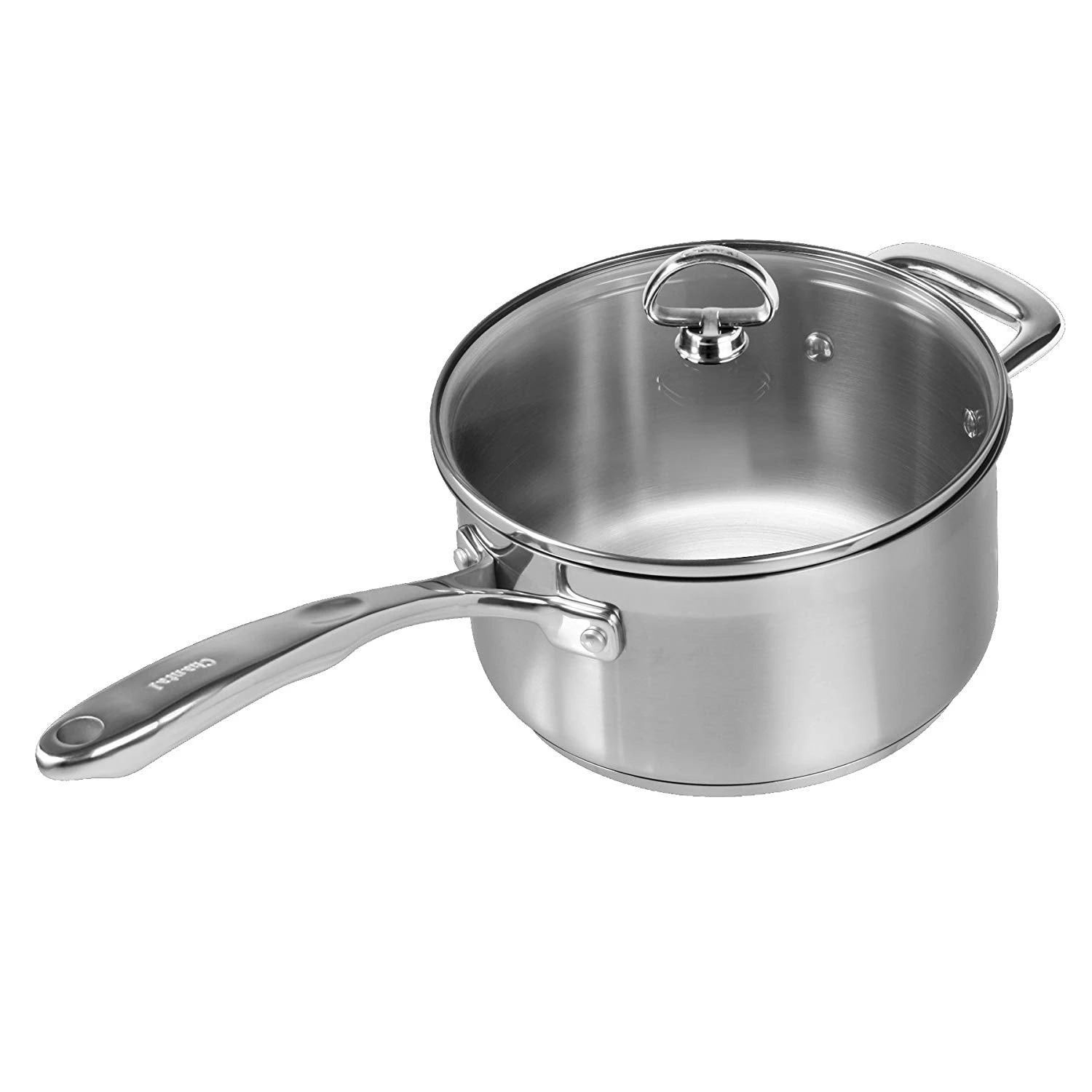 Chantal Induction 21 Steel Saucepan W/ Glass Lid 4 Chantal Induction 21 Steel Saucepan W/ Glass Lid - Image 2