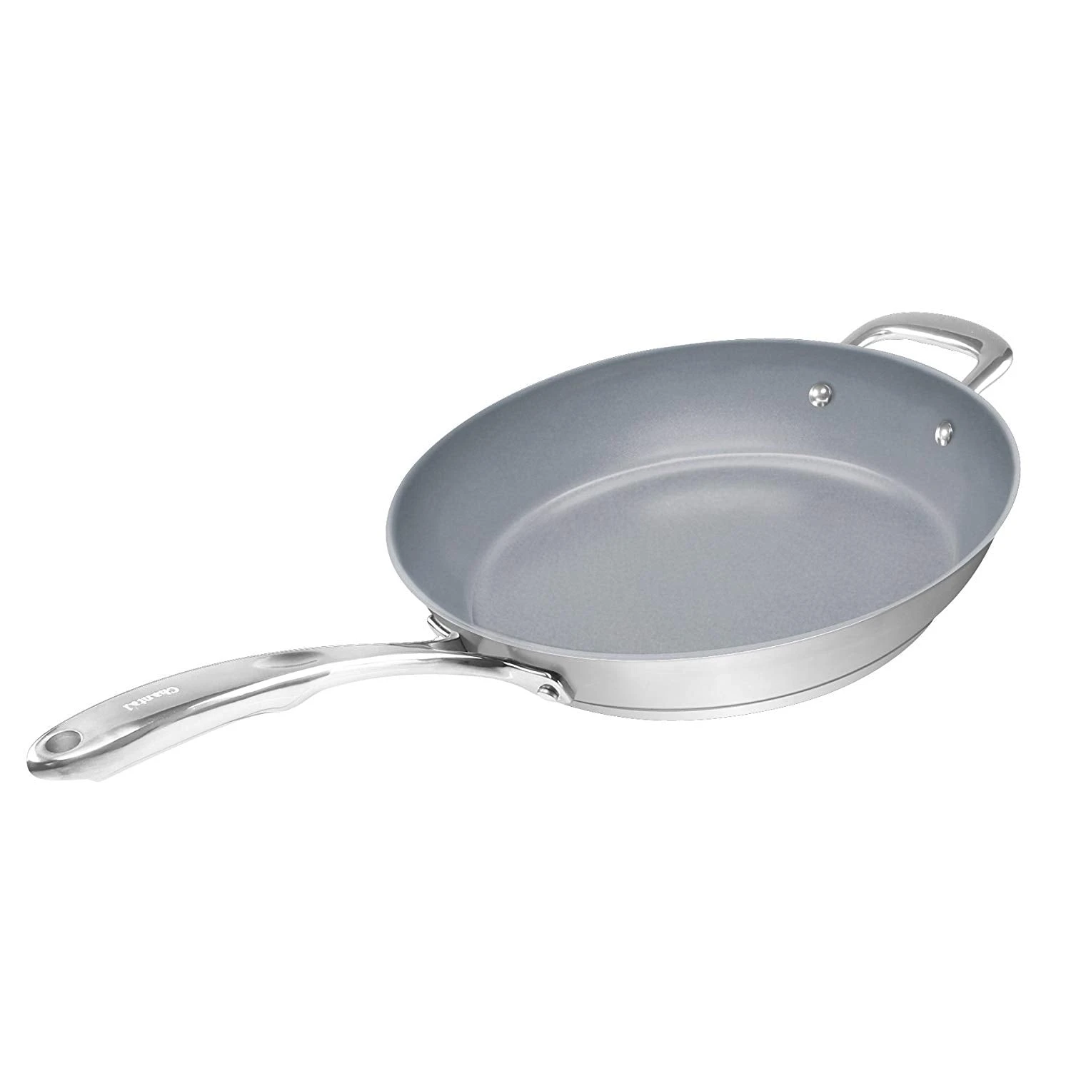 Chantal Induction 21 Steel Fry Pan W/ Ceramic Coating 5 Chantal Induction 21 Steel Fry Pan W/ Ceramic Coating - Image 3