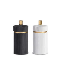 L'Objet Peugeot Ionic Salt + Pepper Mills - Small (Set Of 2) -Shop Kitchen Cliques SP1002 blkwt
