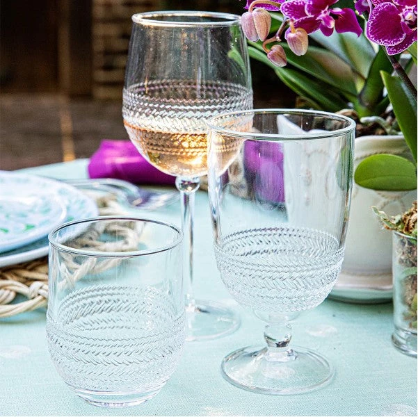 Juliska Le Panier Clear Acrylic Wine Glass 5 Juliska Le Panier Clear Acrylic Wine Glass - Image 3