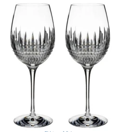 Waterford Lismore Diamond Essence Goblet, Set Of 2