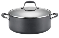 Anolon Advanced Hard Anodized Nonstick Stock Pot With Lid, 7.5 Qt,Gray