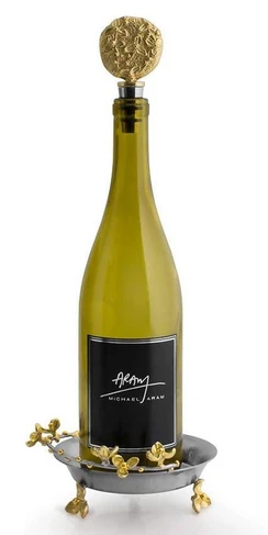 Michael Aram Wine Coaster & Stopper Set 10 Michael Aram Wine Coaster & Stopper Set - Image 8