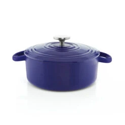 Chantal Enameled Cast-Iron Round Dutch Oven With Lid -Shop Kitchen Cliques TC32 220BL grande 81e9ae3c a731 41b6 9a1d 5b4d8158cb82