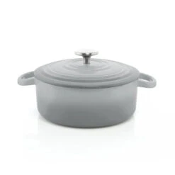 Chantal Enameled Cast-Iron Round Dutch Oven With Lid -Shop Kitchen Cliques TC32 220FG grande c7cfb5b0 4fe9 4307 a3dc f73f06db96eb