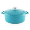 Chantal Enameled Cast-Iron Round Dutch Oven With Lid 2 Chantal Enameled Cast-Iron Round Dutch Oven With Lid -Shop Kitchen Cliques TC32 260 BA