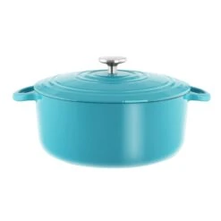 Chantal Enameled Cast-Iron Round Dutch Oven With Lid -Shop Kitchen Cliques TC32 280 BA