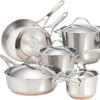 Anolon Nouvelle Stainless Steel Cookware Pots And Pans Set, 10 Piece 1 Anolon Nouvelle Stainless Steel Cookware Pots And Pans Set, 10 Piece -Shop Kitchen Cliques anolon75818