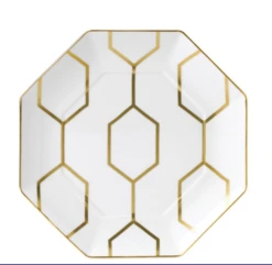 Wedgwood Gio Accent Plate Octagonal, (Formerly Known As Arris)