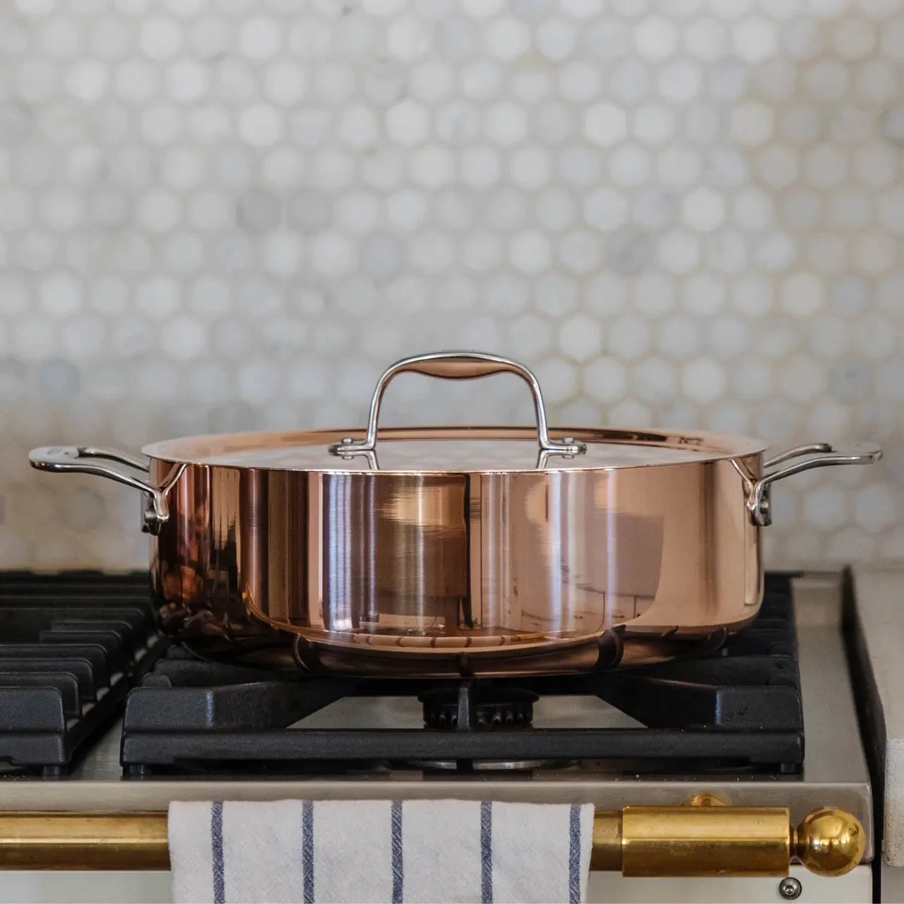 Made In Cookware Copper 5.2 Qt. Rondeau With Lid 5 Made In Cookware Copper 5.2 Qt. Rondeau With Lid - Image 3