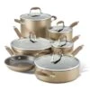 Anolon Advanced Home Hard Anodized 11-Piece Cookware Set -Shop Kitchen Cliques bronze