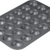 Chicago Metallic Professional 24-Cup Non-Stick Mini-Muffin Pan, 15.75-Inch-by-11-Inch 2 Chicago Metallic Professional 24-Cup Non-Stick Mini-Muffin Pan, 15.75-Inch-by-11-Inch -Shop Kitchen Cliques chicagomet16024