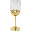 Classic Touch Stemware With Gold Dipped Bottom Set Of 6 -Shop Kitchen Cliques classicwag3754