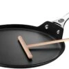 Le Creuset Toughened Nonstick PRO 11" Crepe Pan With Rateau -Shop Kitchen Cliques crepepan