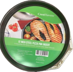 Crest Havens 12 Inch Steel Pizza Pan Insert (For Betty Crocker)