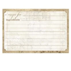 CR Gibson 4x6 Recipe Cards 21 CR Gibson 4x6 Recipe Cards -Shop Kitchen Cliques crgibq12 12119