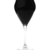 Classic Touch Black V-Shaped Water Glass, Set/6 -Shop Kitchen Cliques ctcwr818b