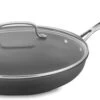 Cuisinart 622-30G Chef's Classic Nonstick Hard-Anodized 12-Inch Skillet With Glass Cover, Black -Shop Kitchen Cliques cuisinart622 30g