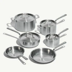 Made In Cookware 10PC Stainless Clad Cookware Set