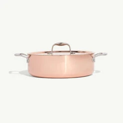 Made In Cookware Copper 5.2 Qt. Rondeau With Lid