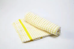 EAD Poli-Check Dish Towels -Shop Kitchen Cliques eadyellowpolicheck
