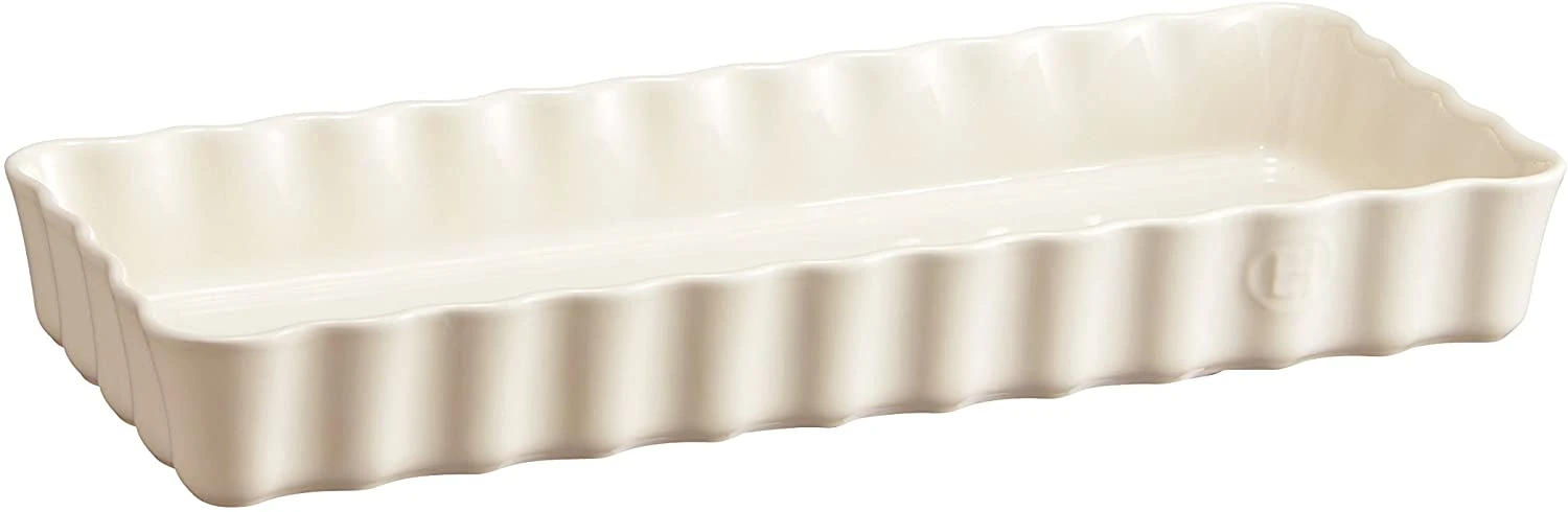 Emile Henry Slim Rectangular Tart Dish, Small 6" X 14" - 1.7 Qt 3 Emile Henry Slim Rectangular Tart Dish, Small 6" X 14" - 1.7 Qt