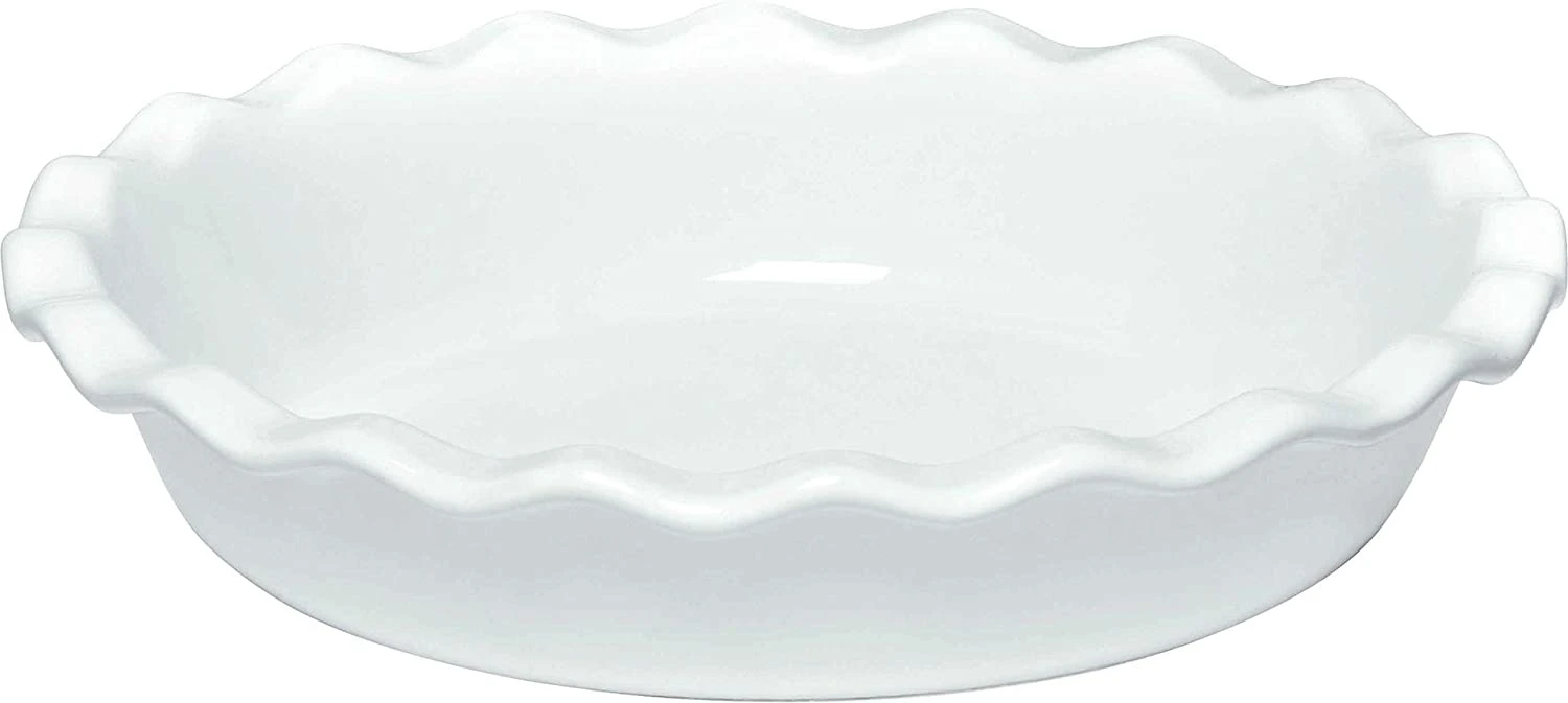 Emile Henry Le Grande 12 Inch Pie Dish, Flour 3 Emile Henry Le Grande 12 Inch Pie Dish, Flour