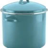 Farberware Enamel On Steel Stock Pot With Lid 16 Quart, Aqua