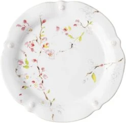 Juliska Berry & Thread Floral Sketch Cherry Blossom Dinner Plate