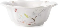 Juliska Berry & Thread Floral Sketch Cherry Blossom Cereal/Ice Cream Bowl